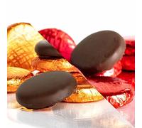 Whitakers Chocolates Dark Chocolate Creams - Red Foiled Fondant Cremes Plastic Tub (Strawberry, 1kg)