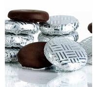 Whitakers Dark Chocolate Creams - Brown & Silver Foiled Fondant Cremes (Coffee & Mint, 500g)