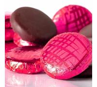 Whitakers Dark Chocolate Creams - Foiled Fondant Cremes Plastic Tub (Raspberry, 1kg)