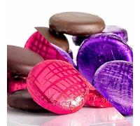 Whitakers Dark Chocolate Creams - Foiled Fondant Cremes Plastic Tub (Raspberry, 1kg)