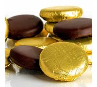 Whitakers Chocolates Dark Chocolate Creams - Gold Foiled Fondant Cremes (Salted Caramel, 1200g)