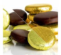 Whitakers Dark Chocolate Creams - Yellow Foiled Fondant Cremes (Ginger, 1200g)