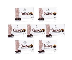 Whitakers Dark Chocolate Ginger Creams 150g - 15 Pieces (Pack of 7)