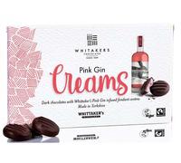 Whitakers Dark Chocolate Pink Gin Creams - 150g