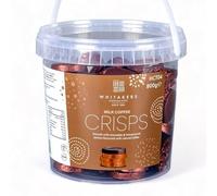 Whitakers Milk Chocolate Coffee Honeycomb Crisps | 6 x 800g Tub | Approx. 124 Foil Wrapped Chocolates | Coffee Flavoured Honeycomb Pieces | Gluten Free | Recyclable Tub