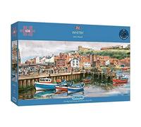 Whitby | 636 Piece Jigsaw Puzzle | Panoramic Coastal Puzzle | Sustainable Jigsaw Puzzle for Adults | Premium 100% Recycled Board | Great Gift for Adults | Gibsons Games