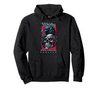 Whitby Goth Raven Skull North Yorkshire England Gothic Pullover Hoodie
