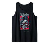 Whitby Goth Raven Skull North Yorkshire England Gothic Tank Top