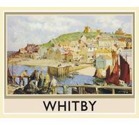 Whitby Harbour Yorkshire Holiday Resort Nostalgic Metal Plaque Sign Outdoor Decoration Plaque 8X12 Inch