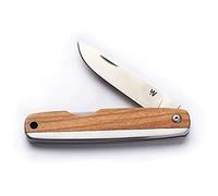 Whitby Pocket Knife, Stainless Steel Folding Knives Olive Wood Handle
