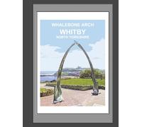 Whitby Whale Bone Arch Yorkshire Notebook: Blank lined Notebook, Journal, Gift Book, Planner