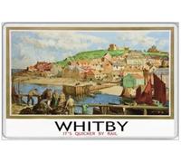 Whitby Yorkshire England River Esk Whitby Abbey Dracula Outdoor Decoration Plaque 8X12 Inch