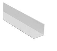 White 1.2 Metre UPVC Plastic Large Angle 80mm x 80mm Trim Lengths 90 Degree - Pack Size: 3