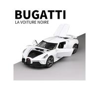(White) 1:32 Alloy Scale Model Car Toys Bugatti La Voiture Noire Alloy Diecast Simulation Toy Vehicles Models