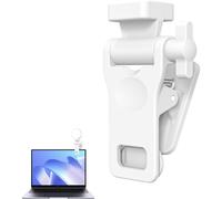 (White (1/4 interface)) Monitor Camera Mount Clip,Anti-Slip Selfie Light Clamp Replacement - Flash Holder Stand With 1/4 Screw Connector, Portable Phone Mount For Video Live