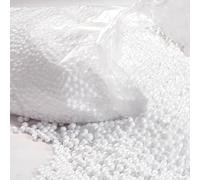 White 1.5 Cubic Small Polystyrene Booster Bean Bag