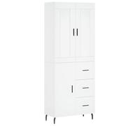 vidaXL Highboard White 69.5x34x180 cm Engineered Wood