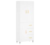 (white, 1 door 3 drawers) vidaXL Highboard Sideboard Storage Cabinet Home Side Cabinet Engineered Wood