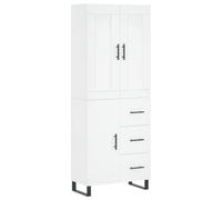 (white, 1 door 3 drawers) vidaXL Highboard Sideboard Tall Storage Cabinet Side Cabinet Engineered Wood