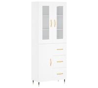 (white, 1 door 3 drawers) vidaXL Highboard Sideboard Tall Storage Cabinet Side Cabinet Engineered Wood