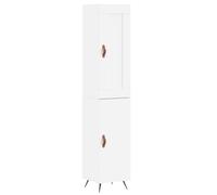 (white, 1 door) vidaXL Highboard Sideboard Tall Storage Cabinet Side Cabinet Engineered Wood