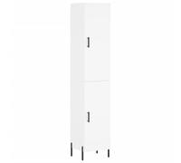 (white, 1 door) vidaXL Highboard Sideboard Tall Storage Cabinet Side Cabinet Engineered Wood