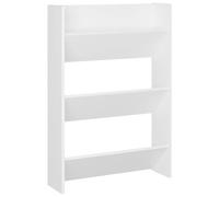 (white, 1 pcs/ 90 cm/ 60 cm) vidaXL Wall Shoe Cabinet Shoe Rack Hall Shoe Storage Cupboard Engineered Wood