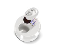 (white, 1 Pcs) Nano Invisible Hearing Aid Rechargeable For Deafness High Power Sound Amplifier Digital Hearing Amplifier For Senior
