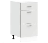 vidaXL Bottom Cabinet Lyon White 40x46x81.5 cm Engineered Wood
