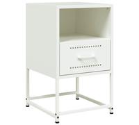 Bedside Cabinet Nightstand Bedroom Bed Cabinet Bed Side Table Steel vidaXL