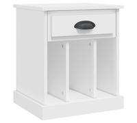 Vidaxl Bedside Cabinet White 43X36X50 Cm, White