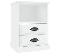 vidaXL Bedside Cabinet White 43x36x60 cm