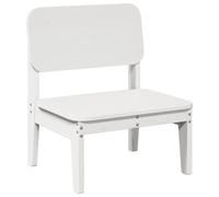 (white, 1 pcs) vidaXL Garden Chair 60x52.5x72 cm Impregnated Wood Pine relax chair