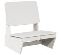 (white, 1 pcs) vidaXL Garden Chairs Outdoor Chair Picnic Chair Patio Seating Solid Wood Pine