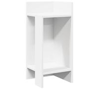 vidaXL Side Table with Shelf White 25.5x27x60 cm