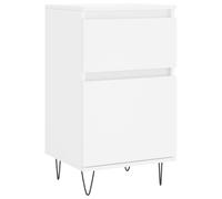 (white, 1 pcs) vidaXL Sideboard Storage Cabinet Cupboard Side Cabinet White Engineered Wood