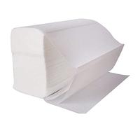 White 1 Ply Z Fold Tissue Paper Hand Towels Multifold Soft Absorbent Hygienic Paper Towel Dispensers Friendly for Kitchen, Bathroom, Office, Restaurants ( )