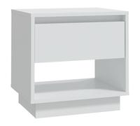 (white, 1) vidaXL 1/2x Bedside Cabinet Chipboard Bedroom Bedside Side Table Multi Colours