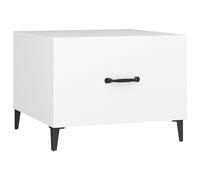 (White, 1) vidaXL 1/2x Coffee Table with Metal Legs End Centre Accent Table Multi Colours