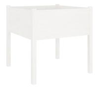 (white, 1) vidaXL 1/2x Solid Pinewood Garden Planter Patio Flower Box Pot Multi Colours