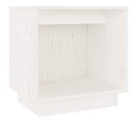 (white, 1) vidaXL 1/2x Solid Wood Pine Bedside Cabinet Storage Side Table Multi Colours