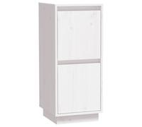 (white, 1) vidaXL 1/2x Solid Wood Pine Sideboard Side Storage Door Cabinet Multi Colours