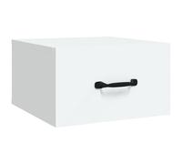 vidaXL Wall-mounted Bedside Cabinet White 35x35x20 cm