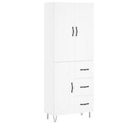 (white, 1 wood door 3 drawers) vidaXL Highboard Sideboard Storage Cabinet Home Side Cabinet Engineered Wood