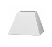 (White , 10" Shade) Square Pyramid Cotton Linen Ceiling & Lampshade