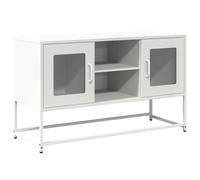 (white, 100.5 cm) vidaXL TV Cabinet Anthracite 100.5x39x60.5 cm Steel TV stand TV sideboard