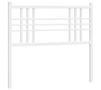 (white, 100 cm) vidaXL Metal Headboard Bedroom Home Bed Header Bed Headboard Black 160 cm