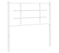 (white, 100 cm) vidaXL Metal Headboard Bedroom Home Decor Bed Header Bed Headboard Black 90 cm