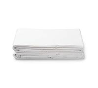 White 100% Cotton Double Flat Bed sheet - 215x240 cm, Soft, Breathable & Skin-Friendly | Elegant White Finish for Clean & Modern Décor | All-Season Comfort & Machine Washable