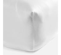 White 100% Egyptian Cotton Fitted Sheet - Double